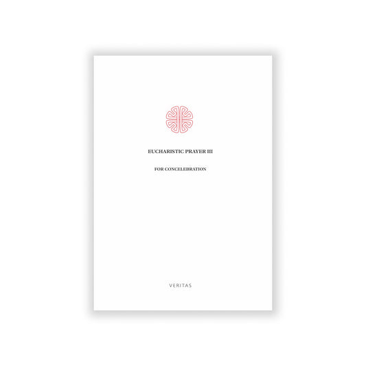 Eucharistic Prayer III formatted for concelebration.