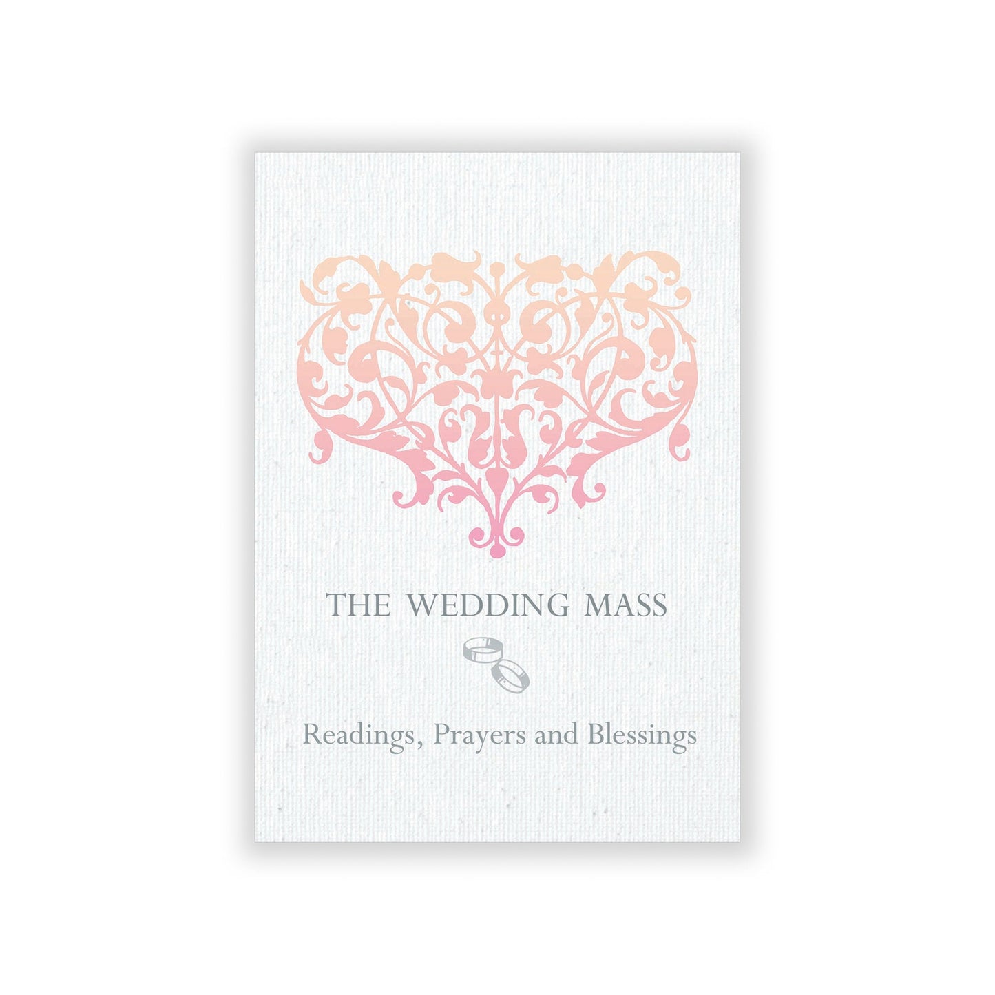 Guide for wedding Mass prayers, readings, and blessings.