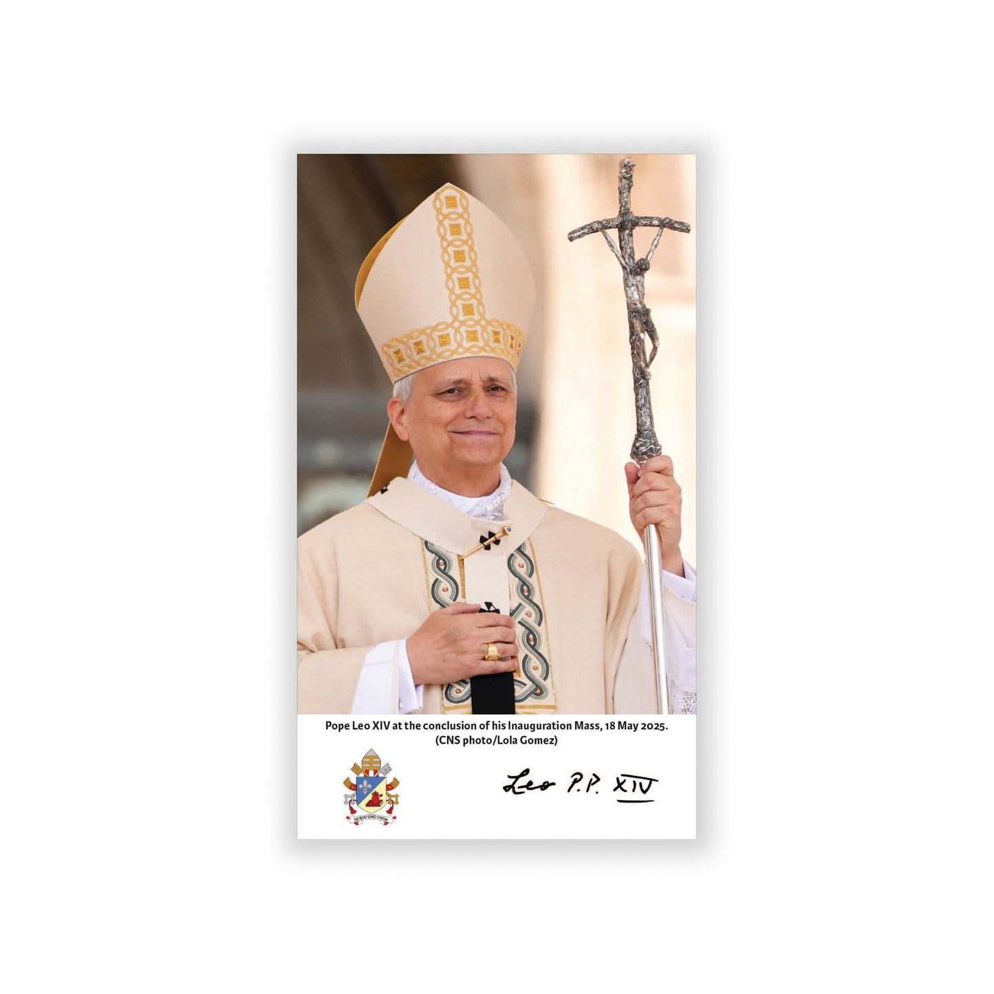 Pope Leo XIV Prayercard - Packed in 100s